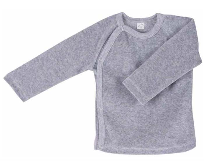 IOBIO T-Shirt Kimono Manches Longues - Gris
