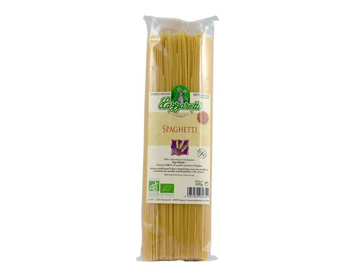 LAZZARETTI Spaghettis Blancs Bio - 500g