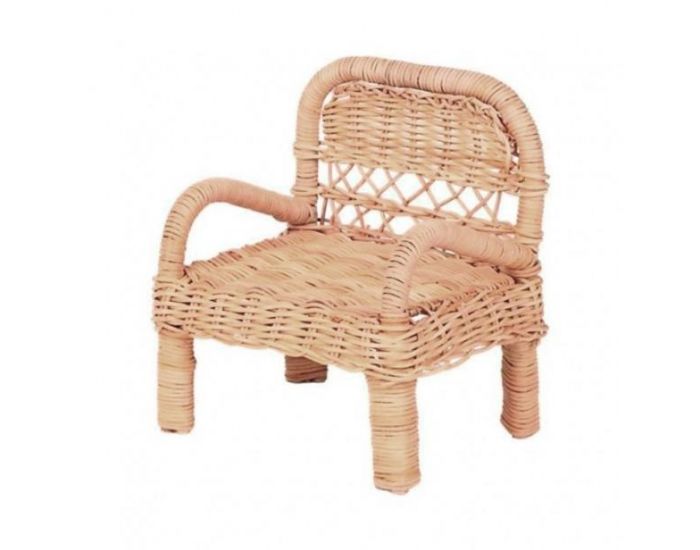 FABELAB Chaise pour Poup�e en Rotin