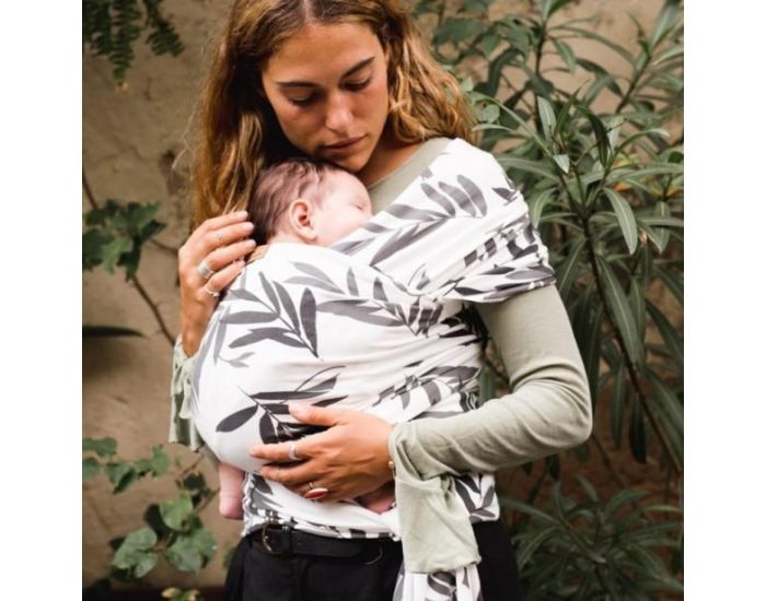 BABY ON EARTH Echarpe de Portage Bio Feuillage