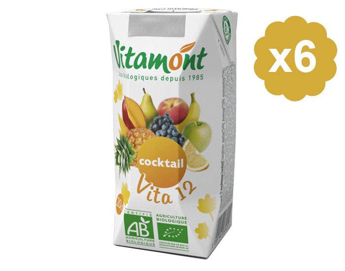 VITAMONT Cocktail Vita 12 Fruits - 6 x 20 cl