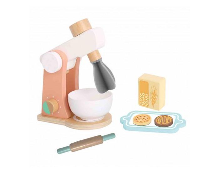 TOOKY TOY Jouet en bois Mixeur de cuisine pour enfant - D�s 3 ans