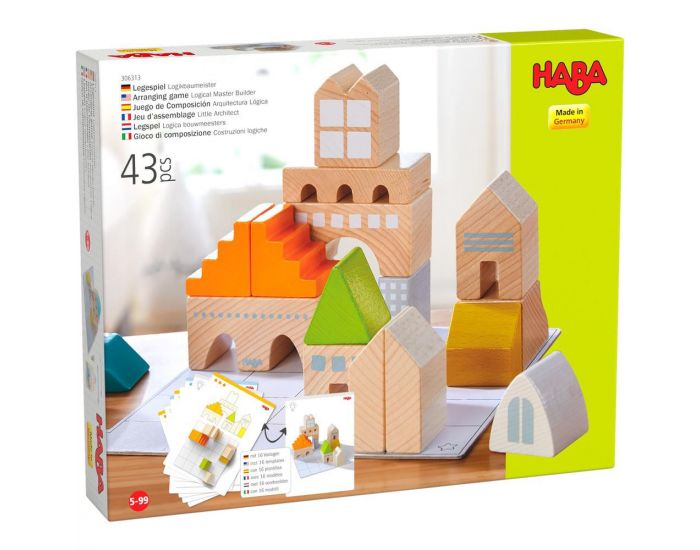 HABA Jeu D'Assemblage Little Architect - Ds 5 Ans