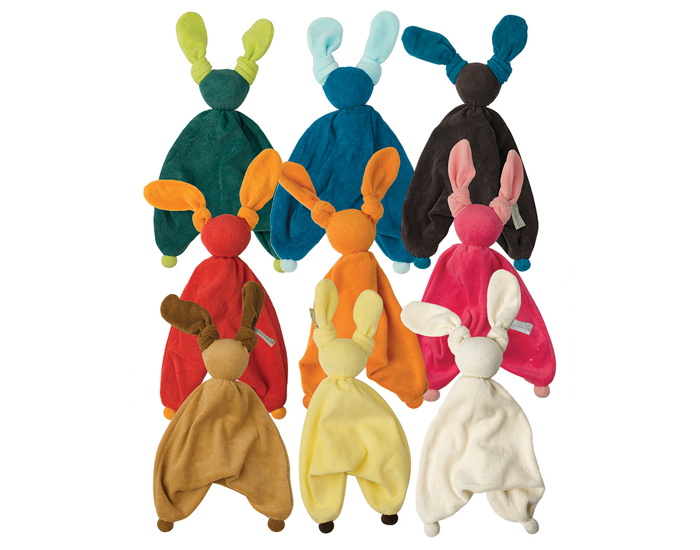 HOPPA Doudou Coton Bio Floppy - Ds la Naissance