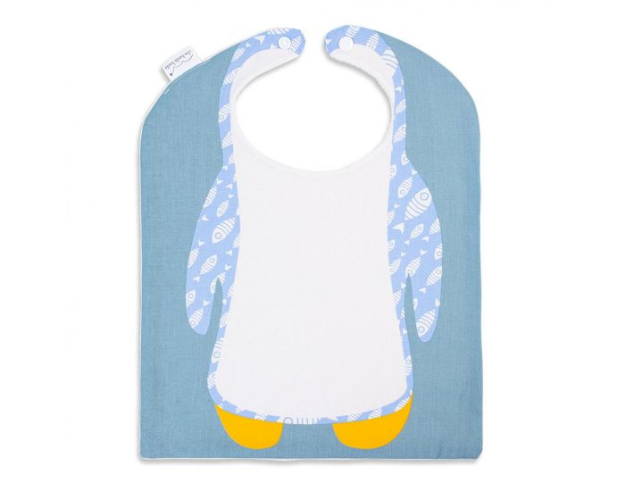 CHABADABADA Bavoir - Kurt le pingouin