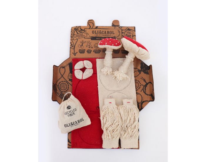 OLI ET CAROL Kit de Couture Spot et Spotty Le Champignon - D�s 6 ans