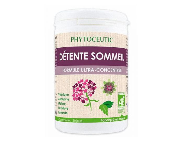 PHYTOCEUTIC Dtente & Sommeil Bio - 60 Comprims