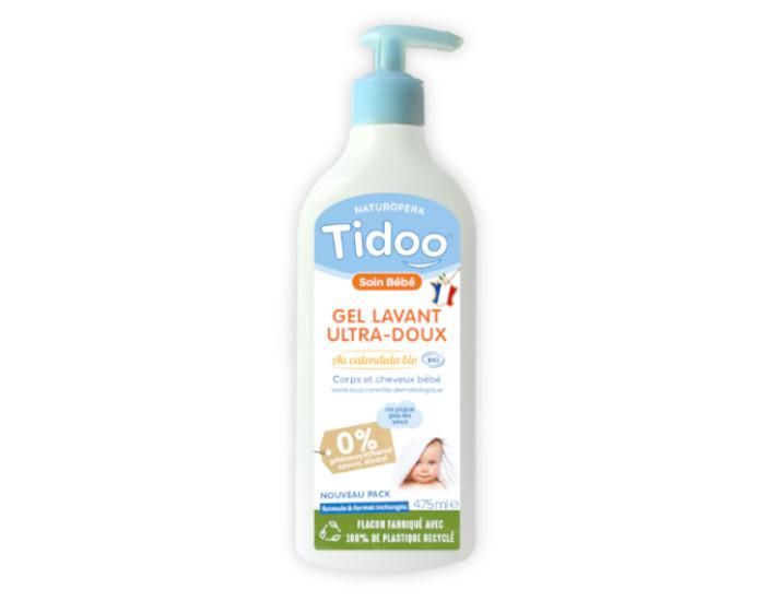 TIDOO Gel Lavant ultra doux Bio au Calendula - 475ml