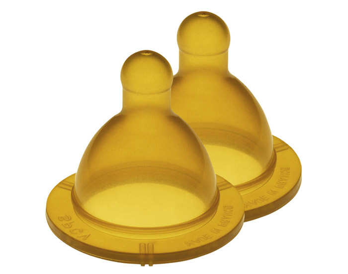 GOLDI Lot de 2 Ttines Caoutchouc Naturel  Col Large