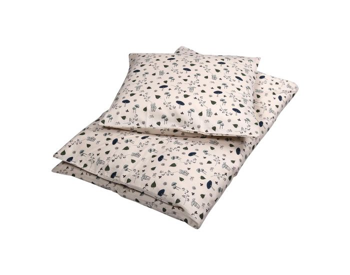 FILIBABBA Parure de draps lit b�b� - Forest Floor - 100 x 140cm
