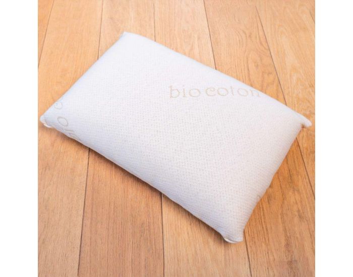MATELAS NO STRESS Oreiller Bio en Coton et Latex bio - 40x60 cm