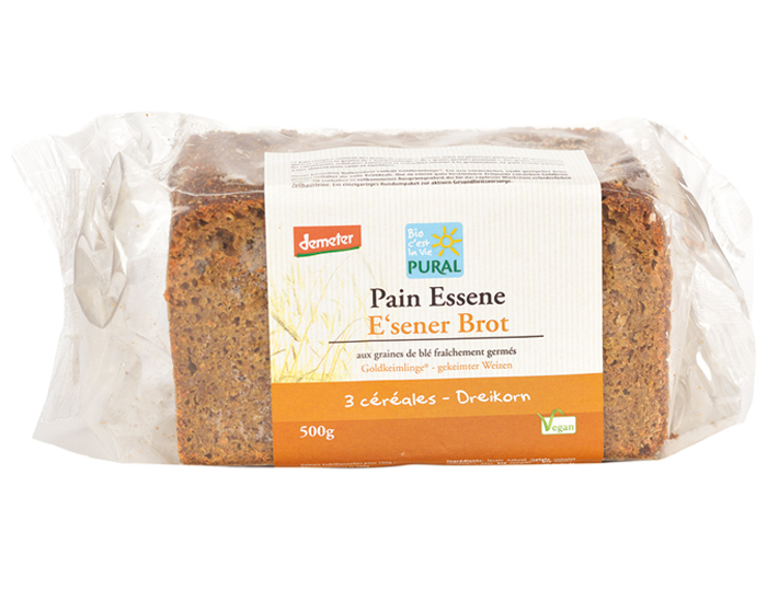 PURAL Pain Essene 3 C�r�ales - 500 g