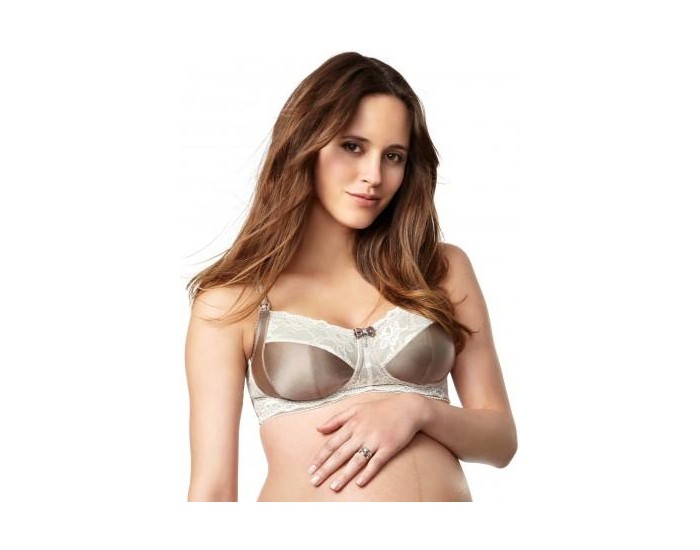 HOTMILK Soutien-Gorge d'Allaitement Dusk Taupe Lumineux
