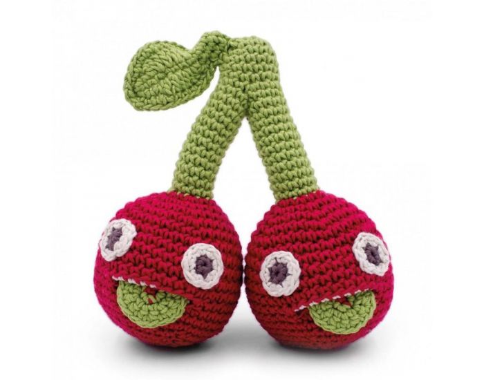 MYUM THE VEGGY TOYS Hochet BIO Les s?urs cerises