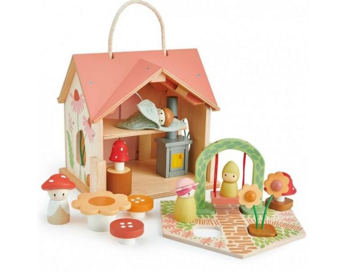 TENDER LEAF TOYS Maison de Poup�e en Bois Rosewood - D�s 3 ans 
