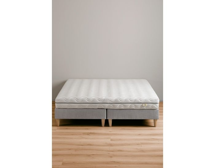KADOLIS Sommier Tapissier - Scandinave - Base Bois