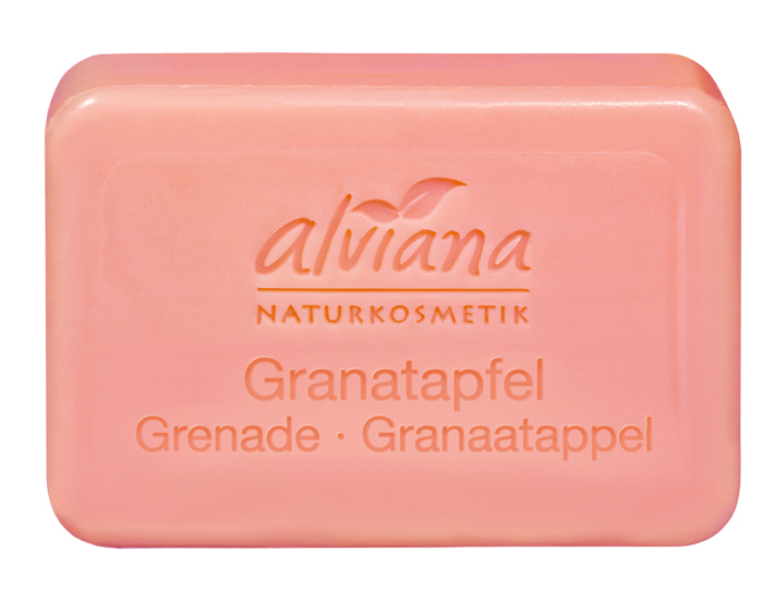 ALVIANA Savon Végétal Grenade - 100 g