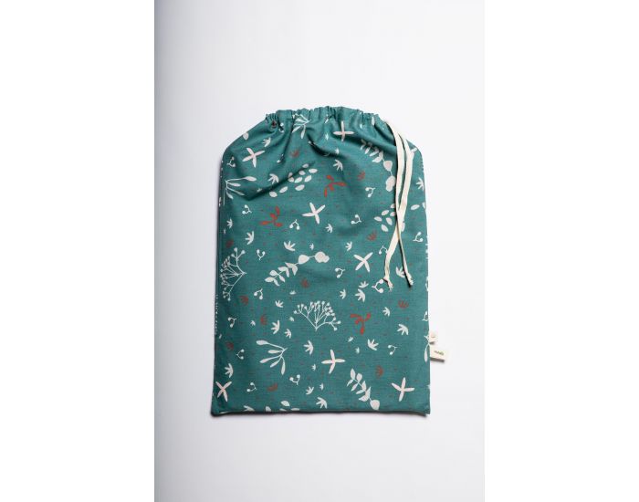 KADOLIS Drap housse en Coton Bio adulte - Ikebana