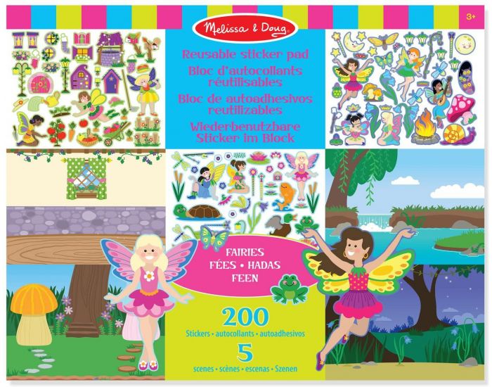 MELISSA & DOUG Autocollants r�utilisables - F�es - D�s 3 ans