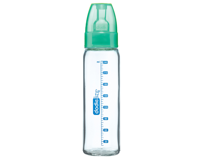 DODIE Biberon en Verre L'Original - Vert - 240 ml