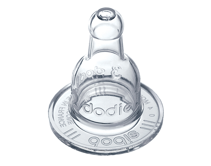 DODIE Lot de 2 Ttines Silicone l'Original 3 Vitesses - +6 Mois