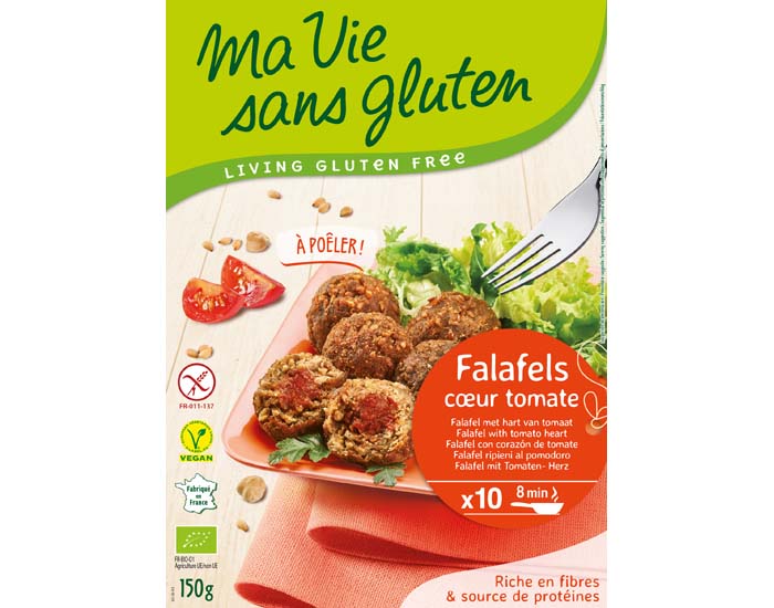 MA VIE SANS GLUTEN Falafels Coeur Tomate - 150 g