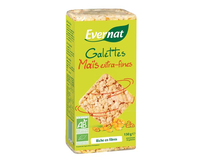 EVERNAT Galettes de Mas - 130 g