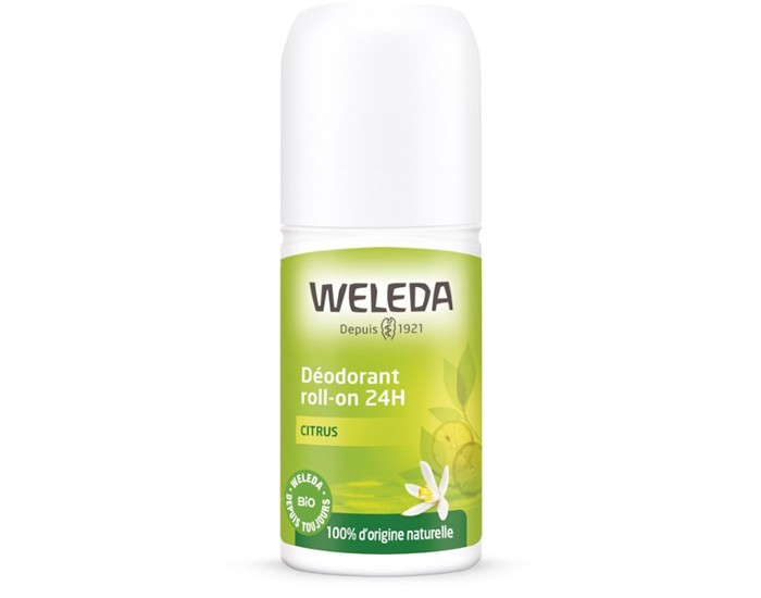 WELEDA Déodorant Roll-On 24H - Citrus - 50 ml
