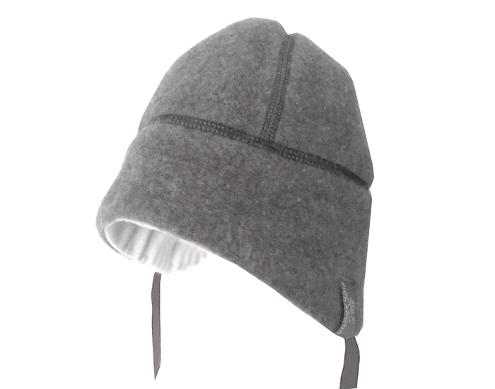PICKAPOOH Bonnet Bb Polaire de Laine Milan - Gris
