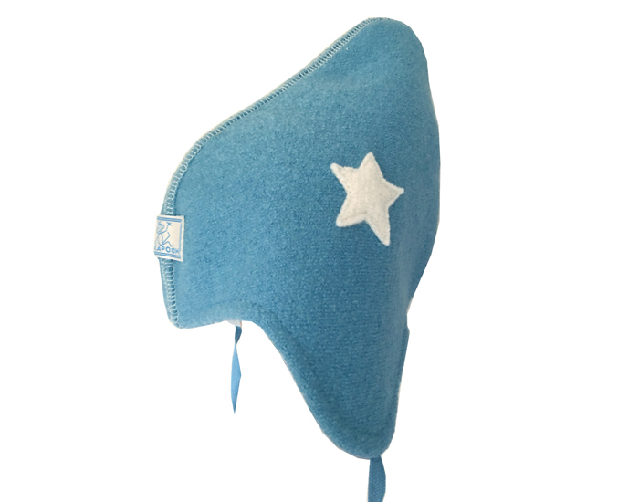 PICKAPOOH Bonnet Bb Feutre de Laine Zoe - Bleu