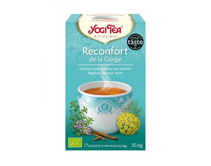YOGI TEA Tisane R�confort de la Gorge - 17 Sachets