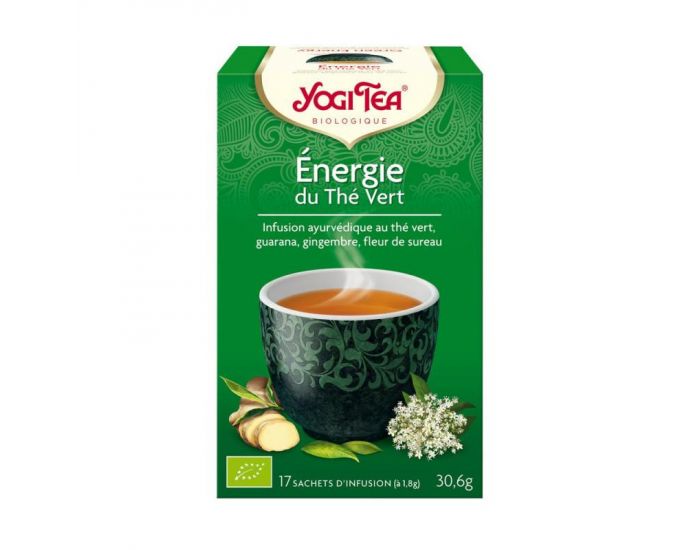 YOGI TEA Tisane �nergie du Th� Vert - 17 Sachets