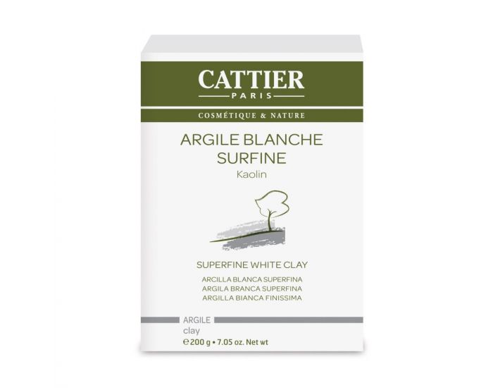 CATTIER Argile - Blanche Surfine - Kaolin - 200 g