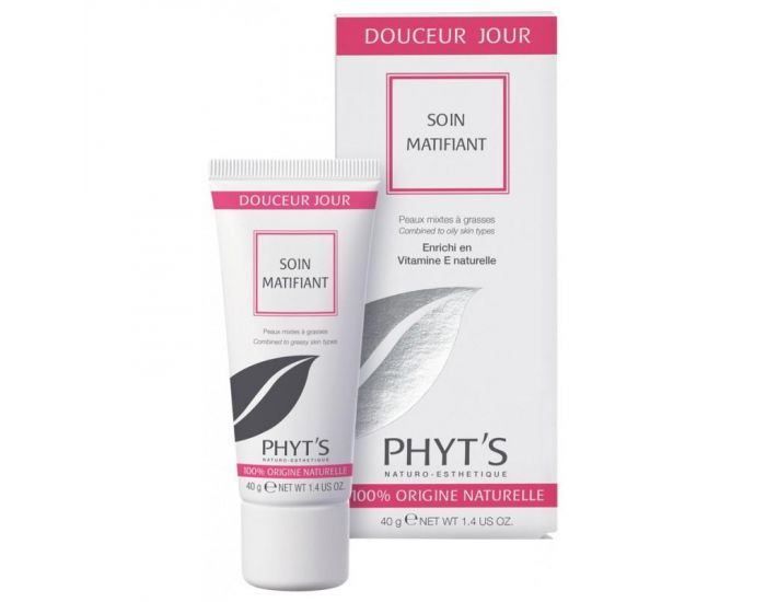PHYT'S Soin Matifiant Peaux Mixtes � Grasses - 40 grammes