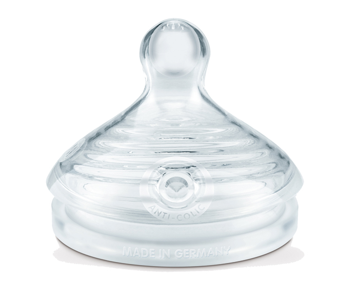 NUK Lot de 2 Ttines Silicone Nature Sense - Taille 2 - 6-18 mois