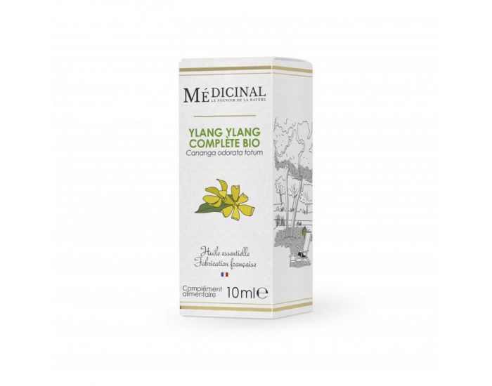 MEDICINAL Huile Essentielle Bio - Ylang Ylang - 10 Ml