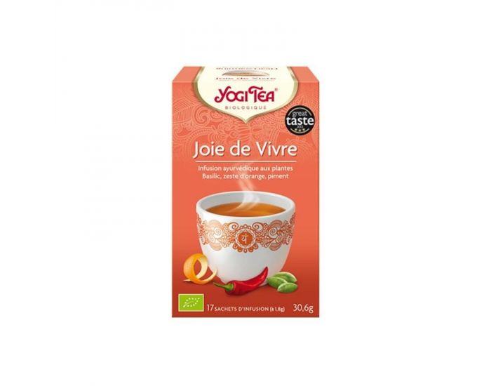 YOGI TEA Tisane Ayur Joie de Vivre - 17 sachets