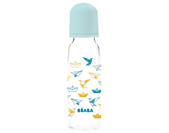 BEABA Biberon en Verre - Origami - 250 ml