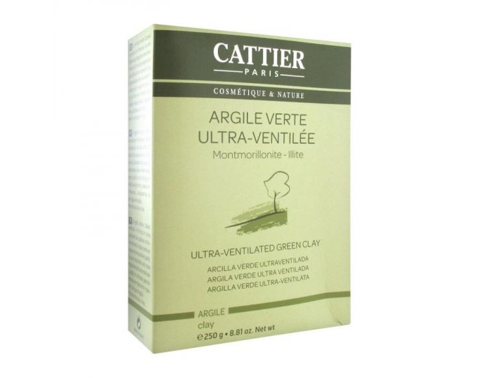 CATTIER Argile Verte Ultra-Ventil�e - 250 g