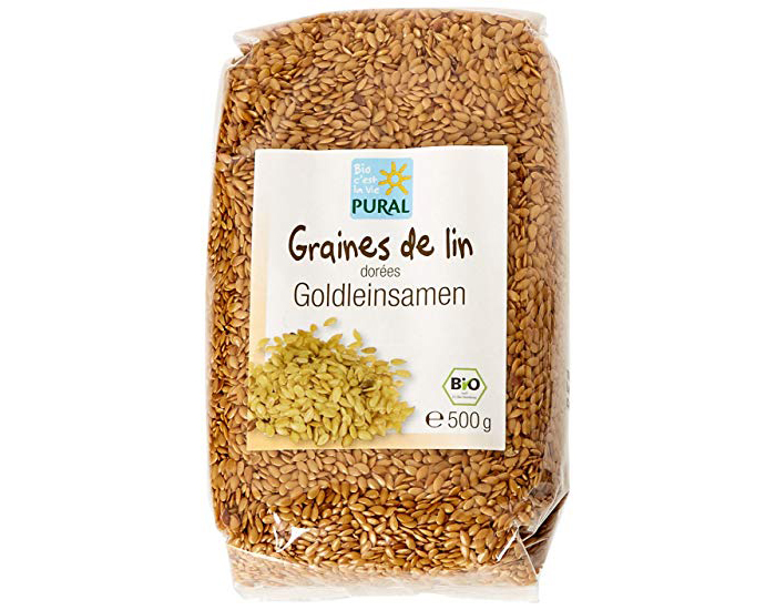 PURAL Graines de Lin Dor - 500 g