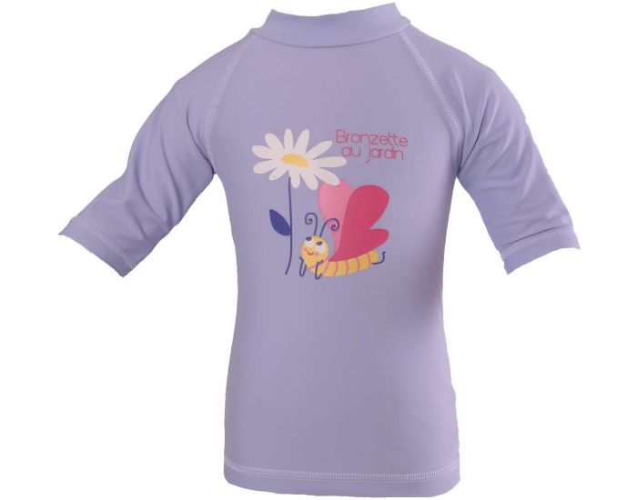 PIWAPEE Top Lycra Anti UV UPF50+ - Parme