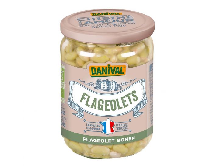 DANIVAL Flageolets cuisins 530g