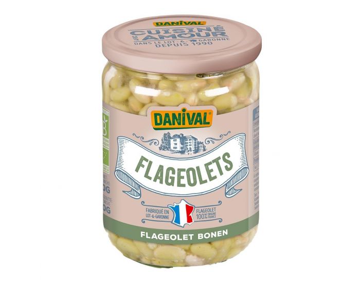 DANIVAL Flageolets cuisin�s 530g