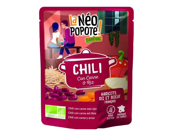 DANIVAL Chili con carne-riz - 250g