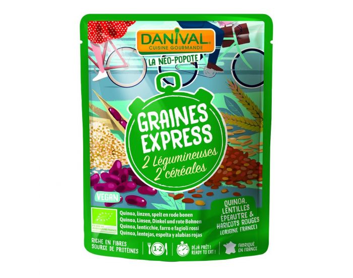 DANIVAL Graines Express 4 crales 250g bio