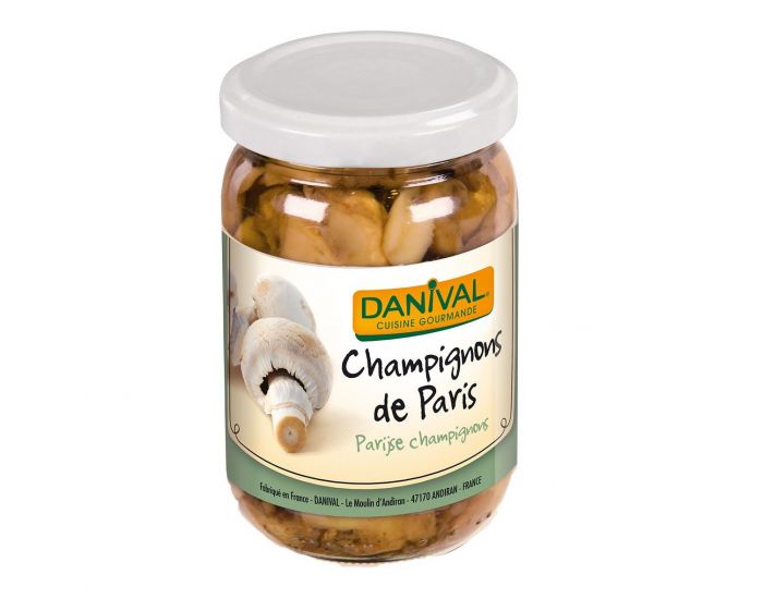 DANIVAL Champignons de Paris mincs - 200g