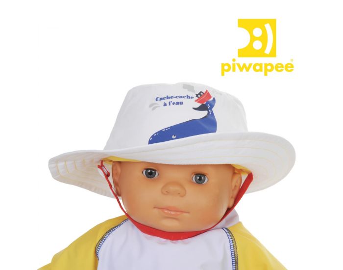 PIWAPEE Chapeau t - Cachalot Blanc et Jaune