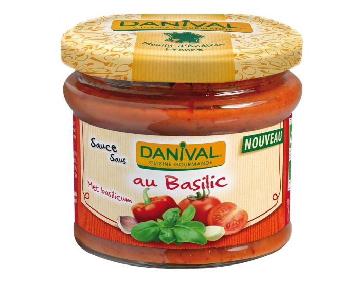 DANIVAL Sauce tomate basilic 210g