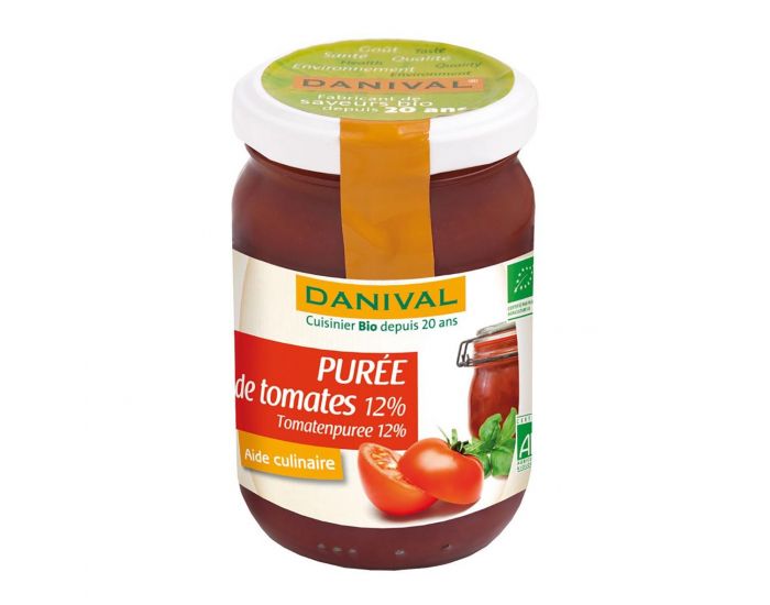 DANIVAL Pure de tomates 12% 200g