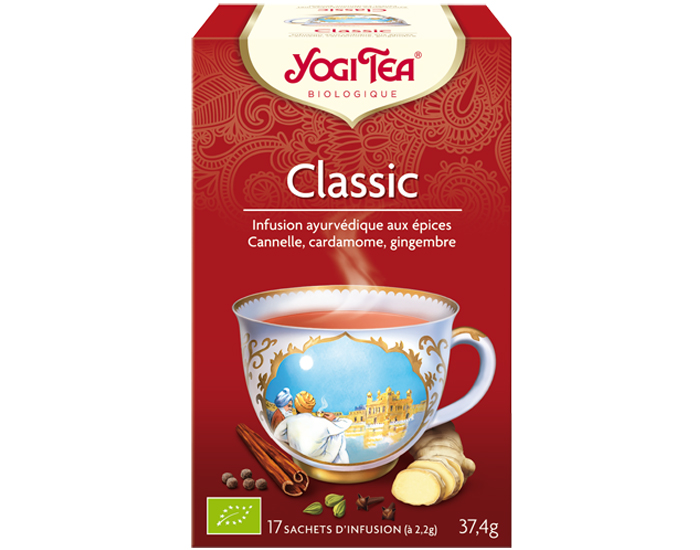 YOGI TEA Tisanes en Sachet - Classic - 17 Sachets